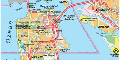 地图的东海湾城市