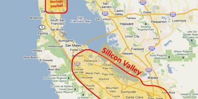 硅谷地图2016