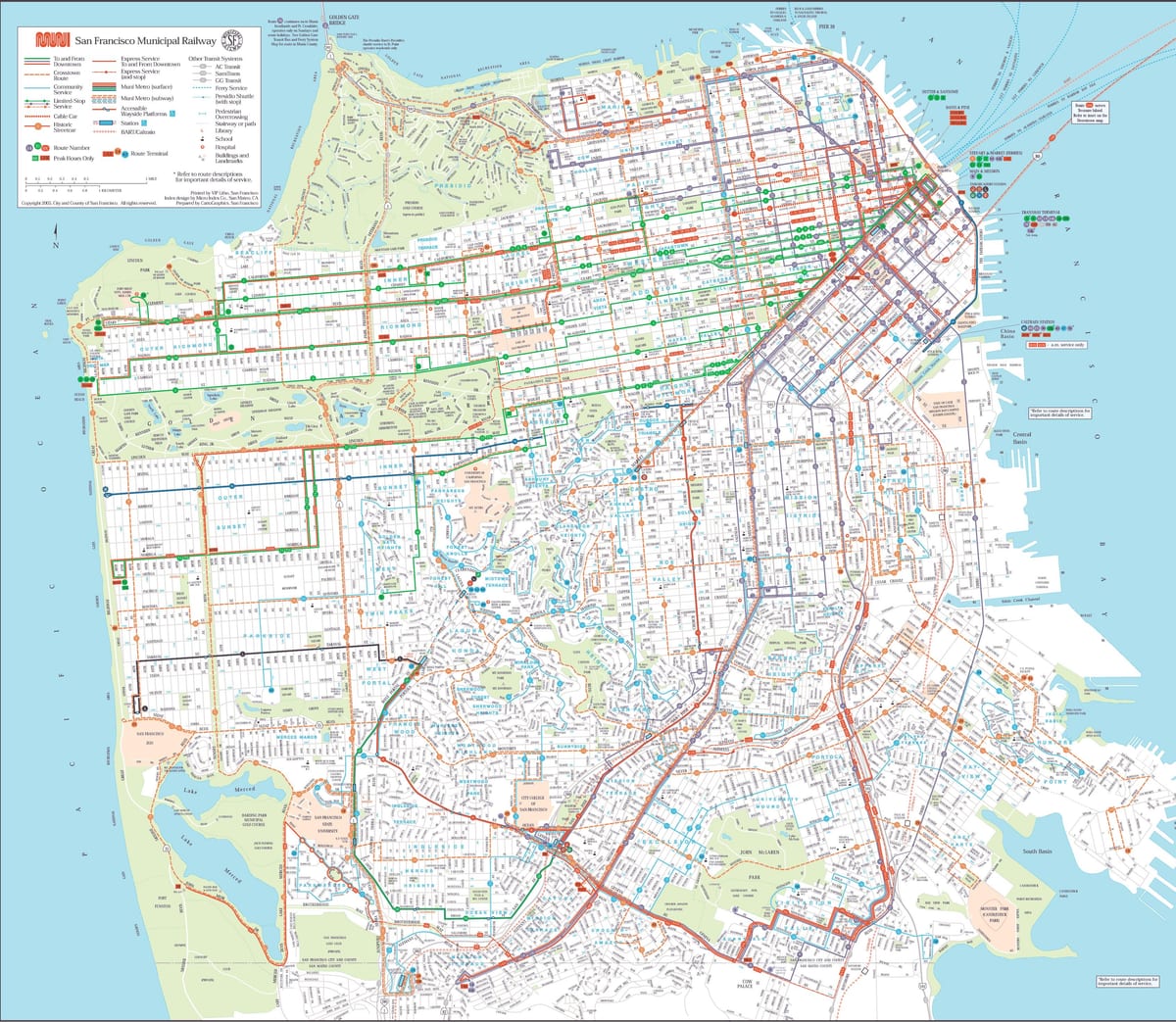 muni车的地图