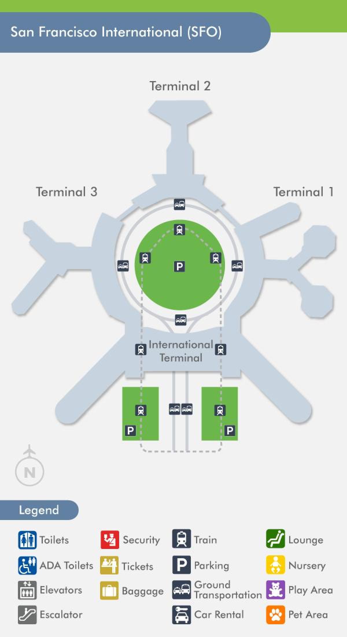 地图国际机场，机场终端1