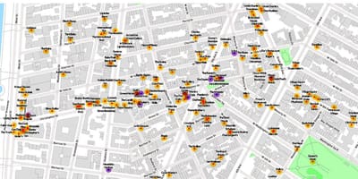 旧金山区地图同性恋