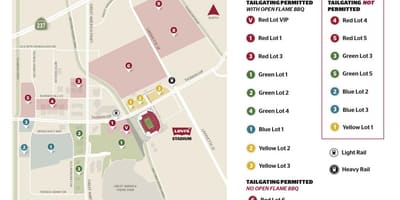 Levi体育场门口的地图