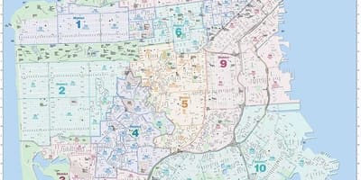 旧金山联盟的地图