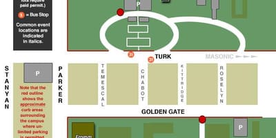 旧金山大学地图