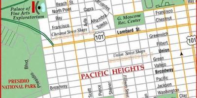 旧金山海滨地图