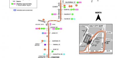 旧金山总28路线图